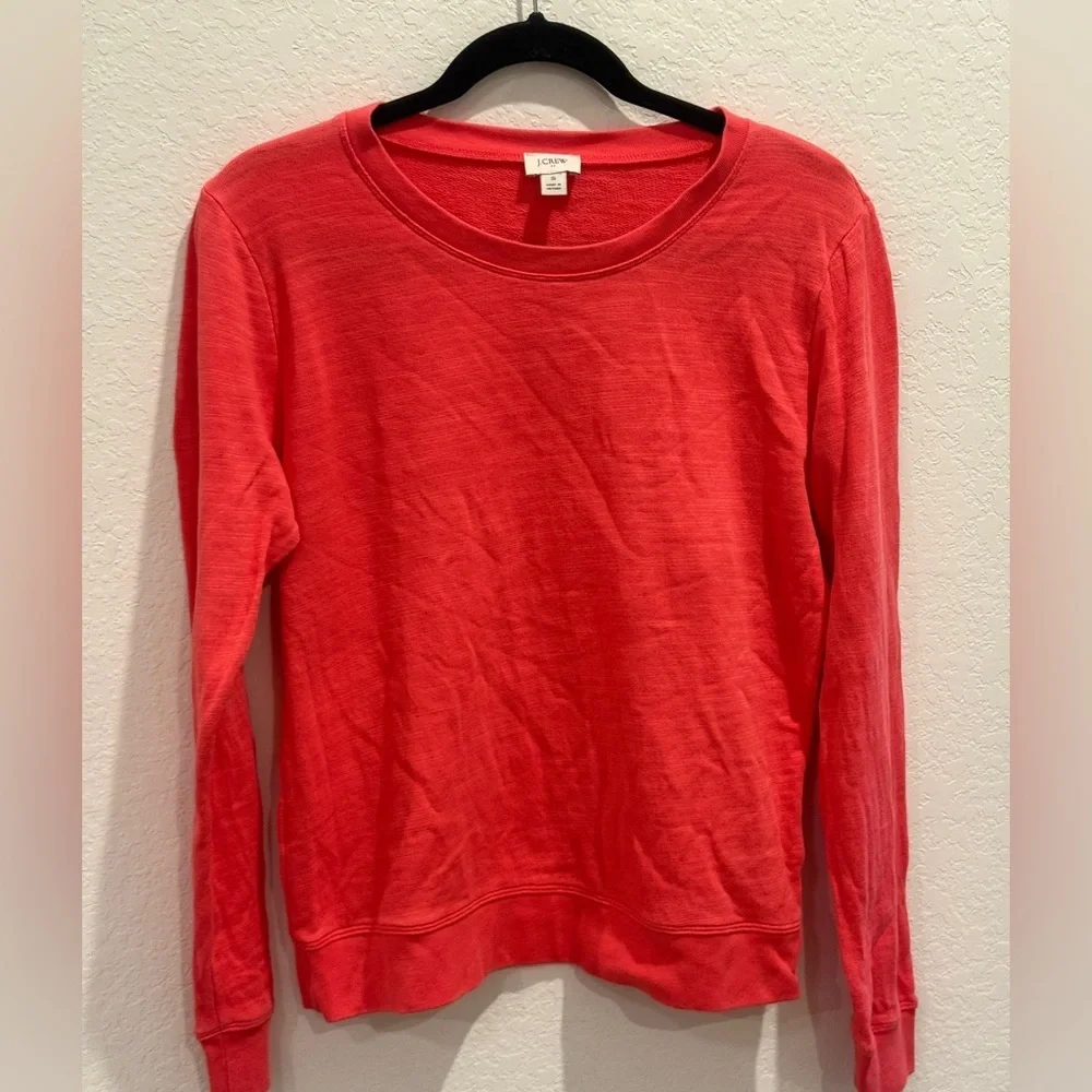J. Crew Vibrant‎ Red Sweatshirt